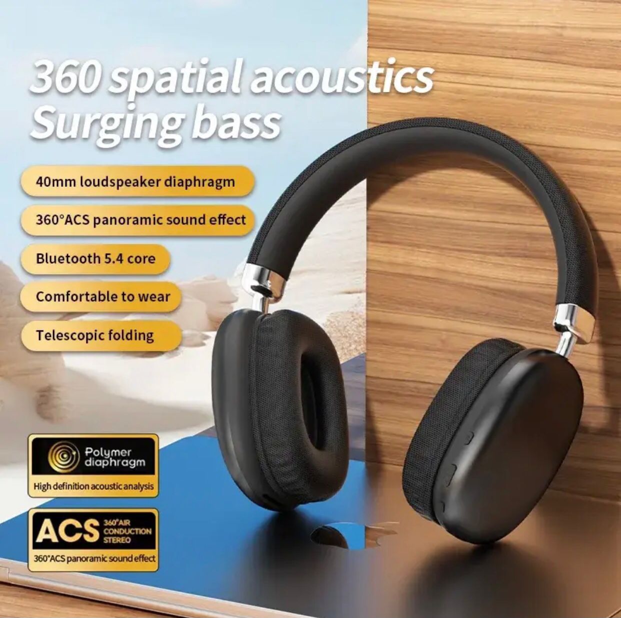 Wireless Bluetooth Headphones