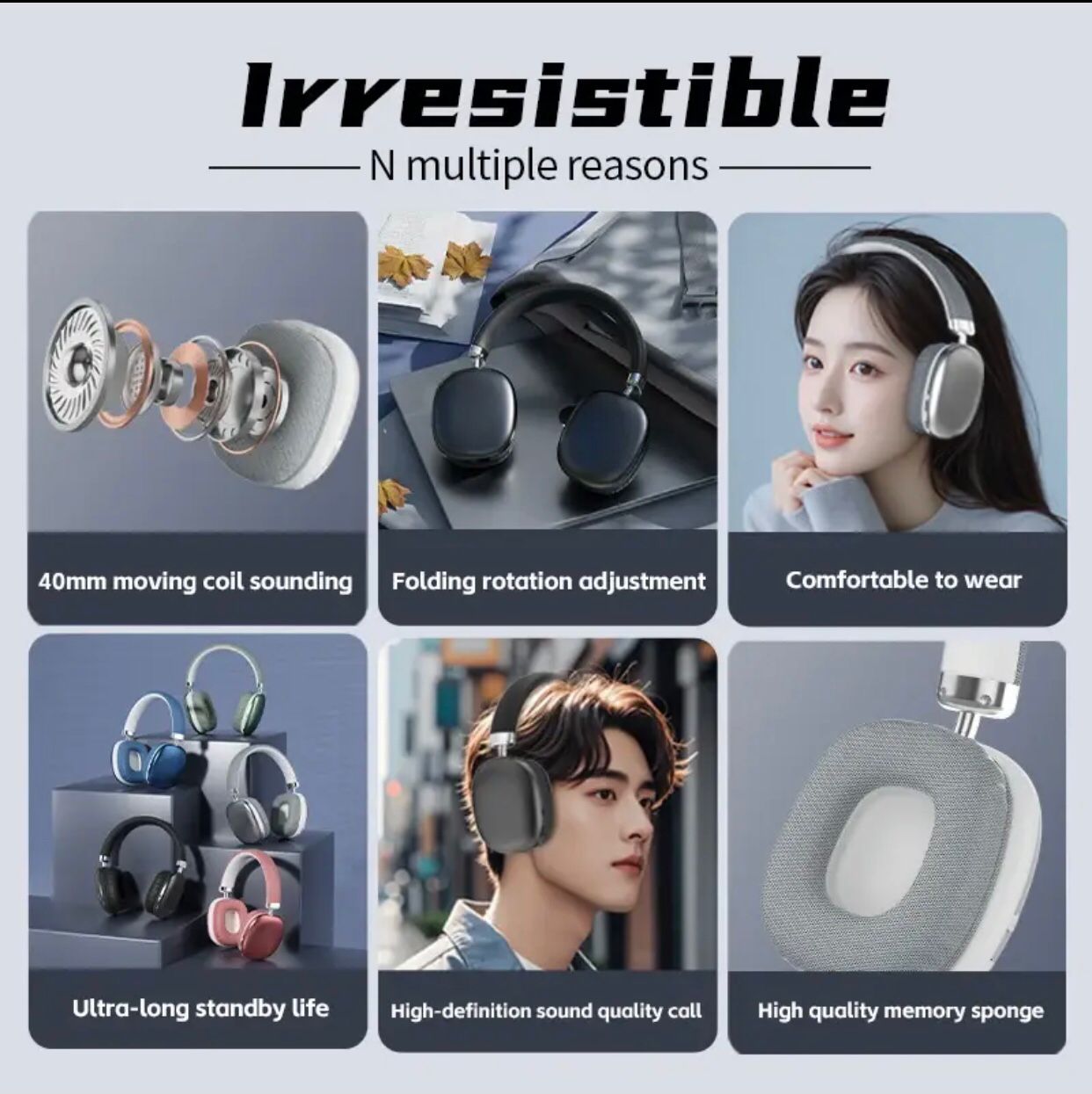 Wireless Bluetooth Headphones
